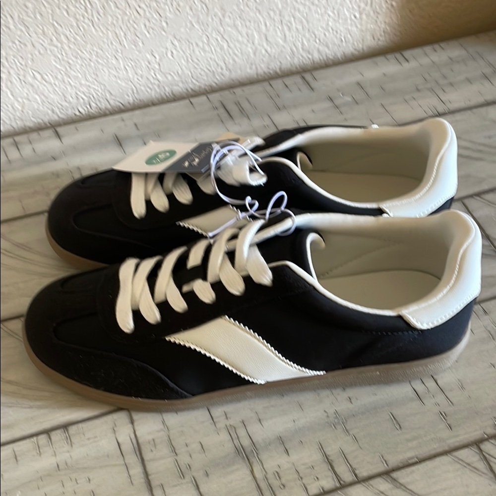 Black and White Target Brand Sneakers
